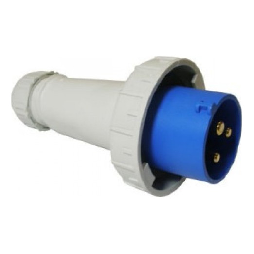 Прямая вилка Hypra - IP 66/67-55 - 3К+Н+3 - 63 А - пластик