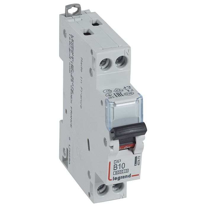 Автоматический выключатель Legrand DX? 2P 10А (B) 10кА, 407473