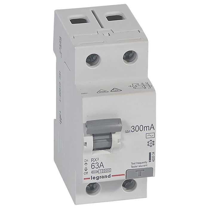 УЗО Legrand RX3 2P 63А, 300 мА ( AC ), 402034