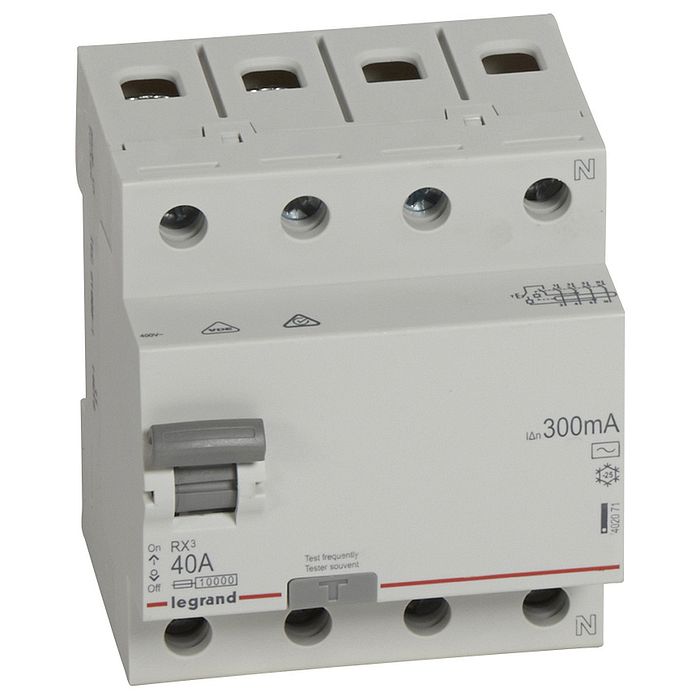 УЗО Legrand RX3 4P 40А, 300 мА ( AC ), 402071