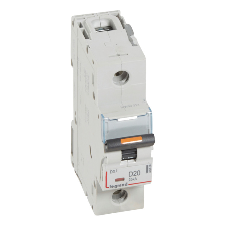 Автоматический выключатель Legrand DX? 1P 20А (D) 25кА, 409808
