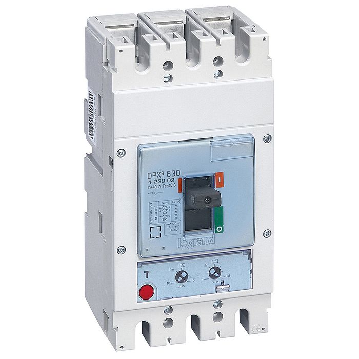 Силовой автомат Legrand DPX? 630А, термомагнитный, 36кА, 3P, 400А, 422002