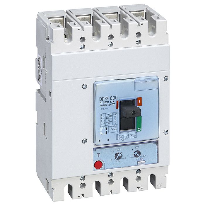 Силовой автомат Legrand DPX? 630А, термомагнитный, 36кА, 4P, 400А, 422007