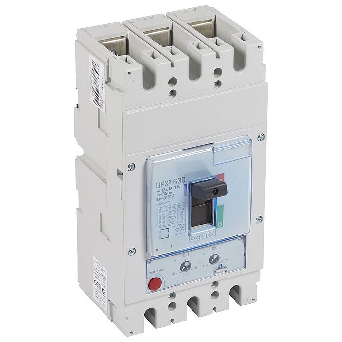 Силовой автомат Legrand DPX? 630А, термомагнитный, 50кА, 3P, 320А, 422015