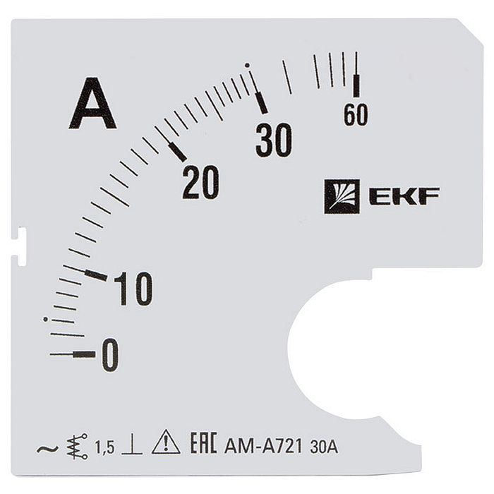 Шкала сменная для A721 30/5А-1,5 EKF PROxima