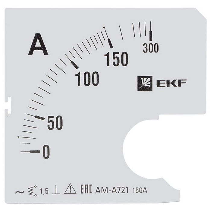 Шкала сменная для A721 150/5А-1,5 EKF PROxima