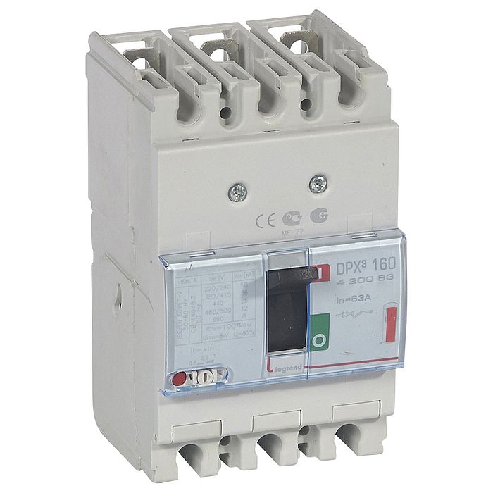 Силовой автомат Legrand DPX? 160А, термомагнитный, 36кА, 3P, 63А, 420083