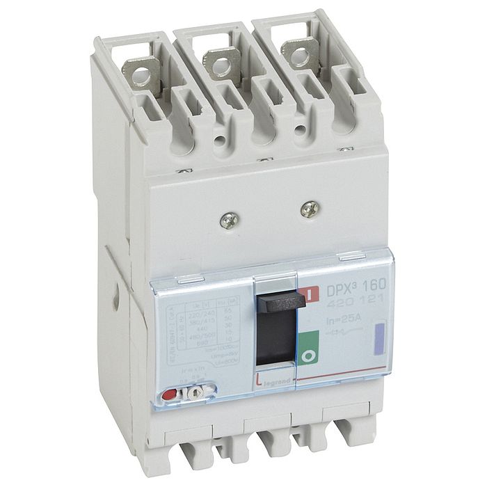 Силовой автомат Legrand DPX? 160А, термомагнитный, 50кА, 3P, 25А, 420121