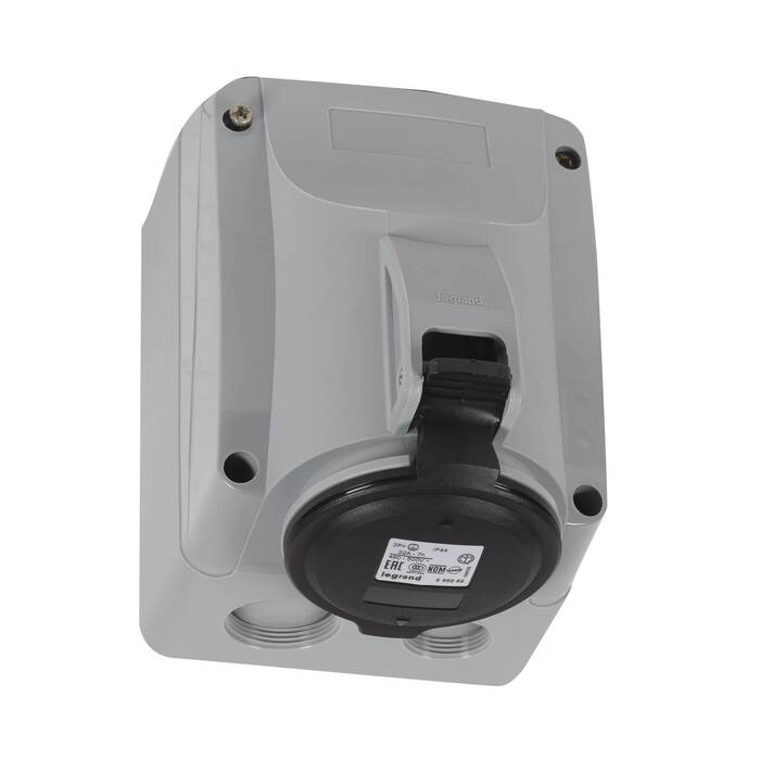 Розетка накладная - 32 А - 3К+З - 500 В - IP 44