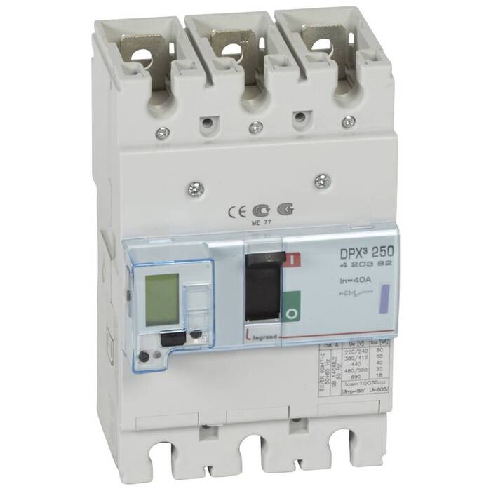 Силовой автомат Legrand DPX?, 50кА, 3P, 40А, 420542