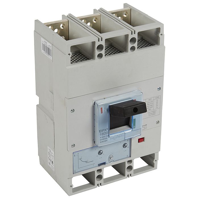 Силовой автомат Legrand DPX? 1600А, термомагнитный, 36кА, 3P, 800А, 422252