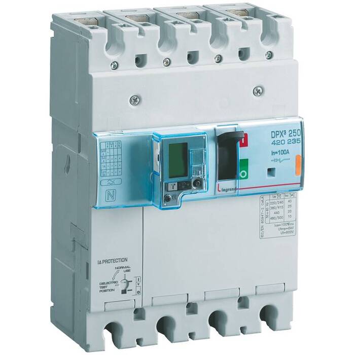 Силовой автомат Legrand DPX?, 36кА, 3P, 100А, 420235