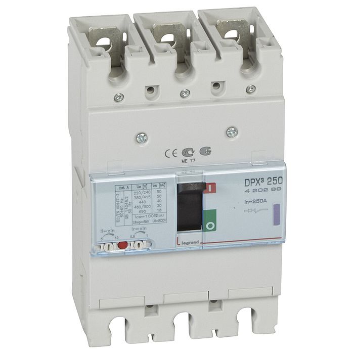 Силовой автомат Legrand DPX? 250А, термомагнитный, 50кА, 3P, 250А, 420269