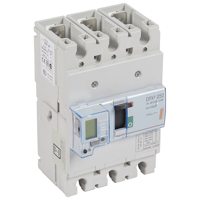 Силовой автомат Legrand DPX? 250А, электронный, 25кА, 3P, 100А, 420305