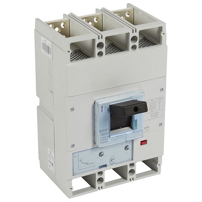 Силовой автомат Legrand DPX? 1600А, термомагнитный, 50кА, 3P, 800А, 422264
