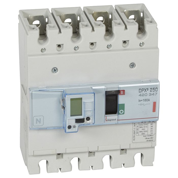 Силовой автомат Legrand DPX? 250А, электронный, 36кА, 4P, 160А, 420347