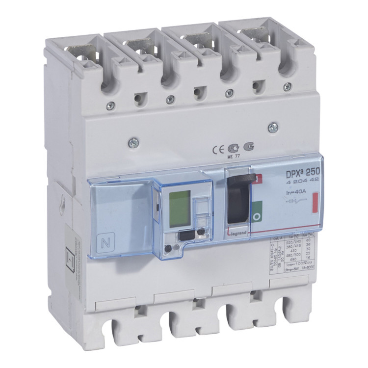 Силовой автомат Legrand DPX?, 36кА, 4P, 40А, 420442