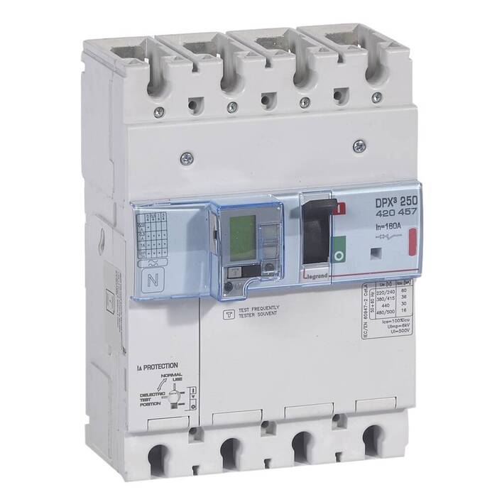 Силовой автомат Legrand DPX?, 36кА, 4P, 160А, 420457