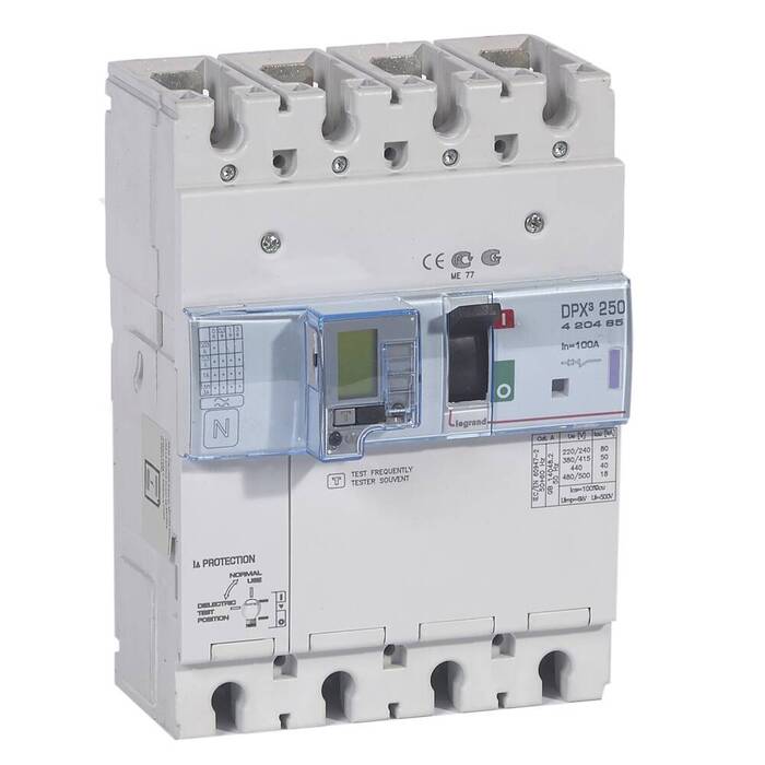 Силовой автомат Legrand DPX?, 50кА, 4P, 100А, 420485