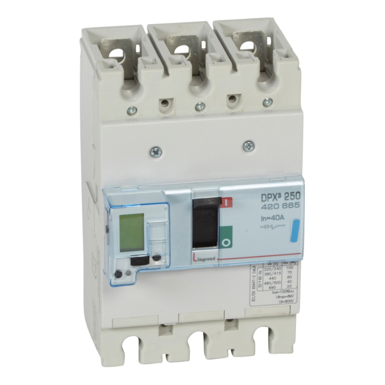 Силовой автомат Legrand DPX?, 70кА, 3P, 40А, 420665
