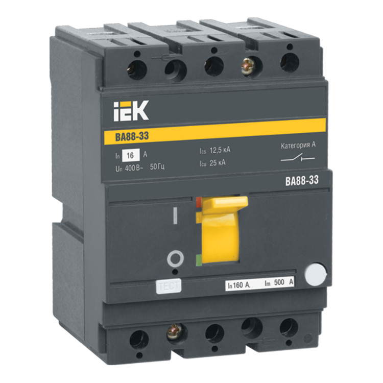 Силовой автомат IEK ВА88, 35кА, 3P, 80А, SVA20-3-0080-R