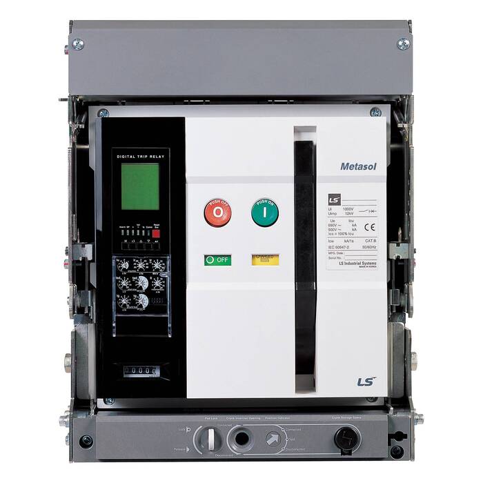 Воздушный автомат LS Electric Metasol 1000А 3P, 50кА, микропроцессорный, 289709778B