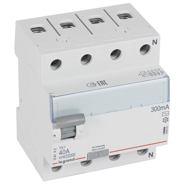 УЗО Legrand TX? 4P 40А, 300 мА ( AC ), 403043