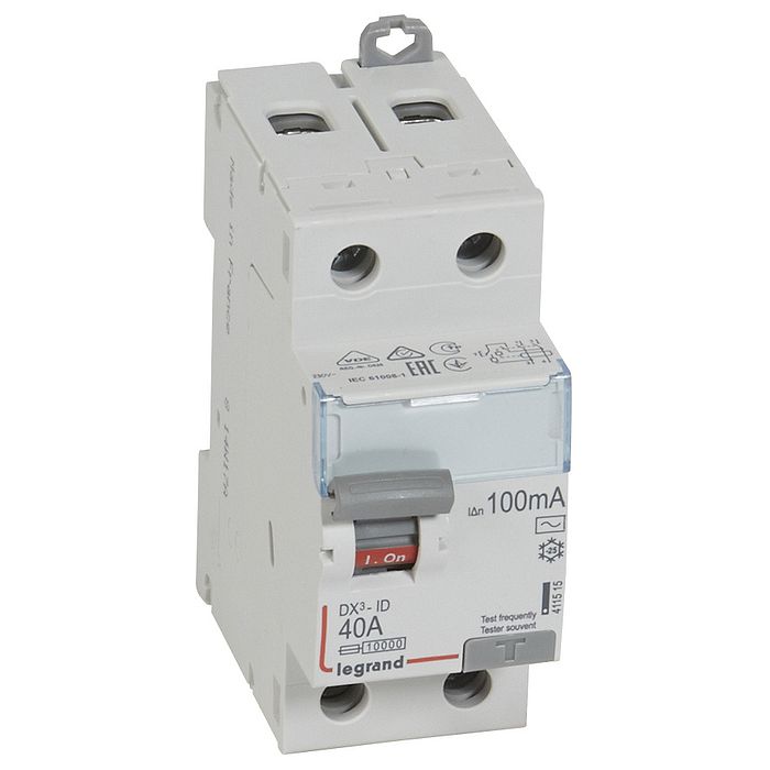 УЗО Legrand DX? 2P 40А, 100 мА ( AC ), 411515