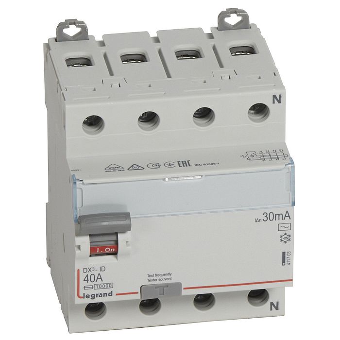 УЗО Legrand DX? 4P 40А, 30 мА ( AC ), 411703