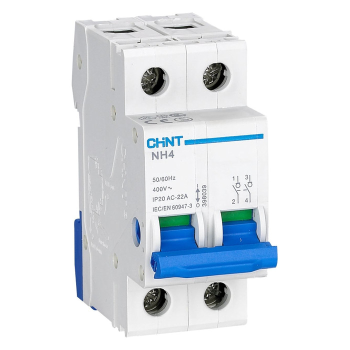 Выключатель нагрузки NH4 2P 125A (CHINT)