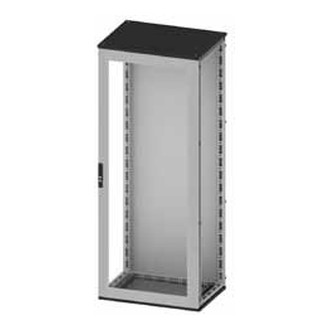 Сборный шкаф CQE, застеклённая дверь и задняя панель, 2200x800x800мм (упак. 1шт)