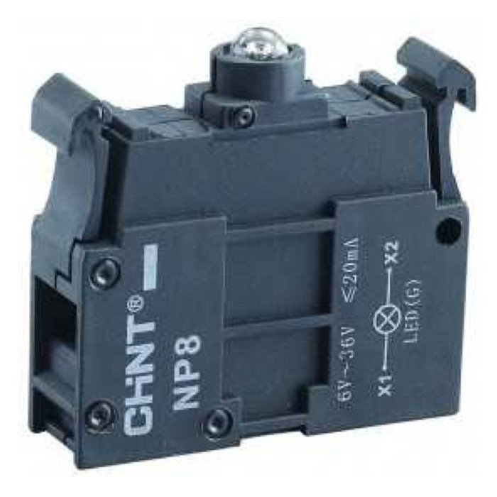 Светодиодный элемент для NP8, AC 110-230В, красный (R)(CHINT)