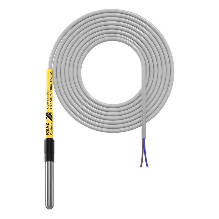 Датчик температуры канальный OptiSensor HTF50-PT1000-PVC-2