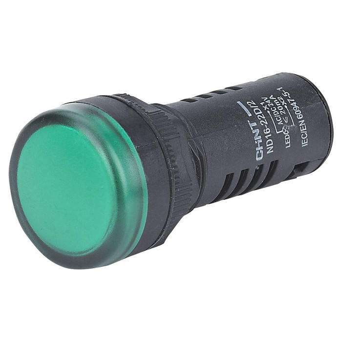 Индикатор ND16-22D/2 зеленый AC/DC380В (R)(CHINT)