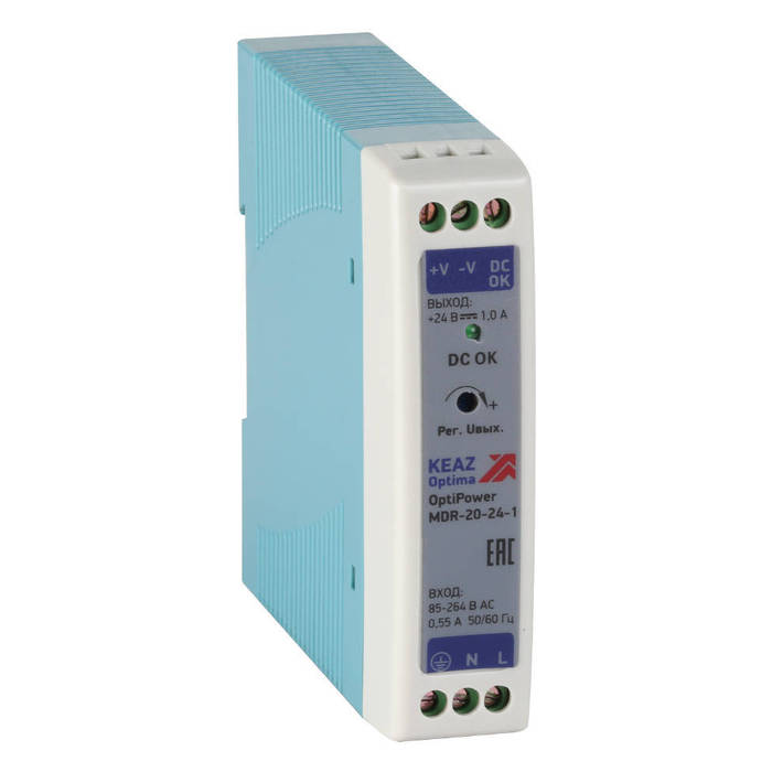 Блок питания OptiPower MDR-20-24-1