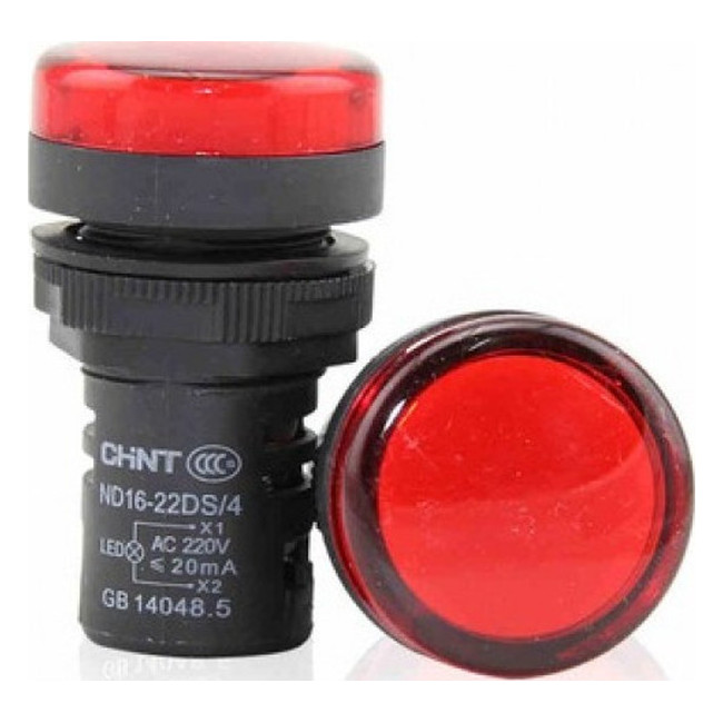 Индикатор ND16-22DS/4 синий АС230В (R)(CHINT)