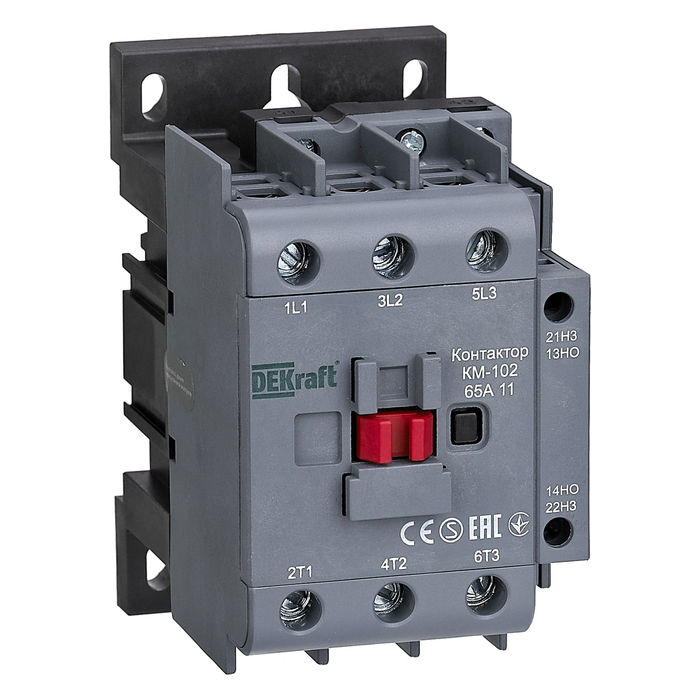 Контактор DEKraft 65А 220.230В AC, 22008DEK