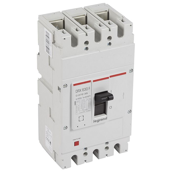 Силовой автомат Legrand DRX 630А, термомагнитный, 36кА, 3P, 400А, 027235