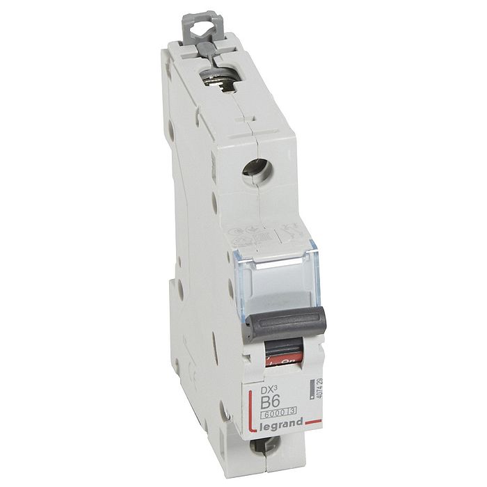Автоматический выключатель Legrand DX? 1P 6А (B) 10кА, 407429