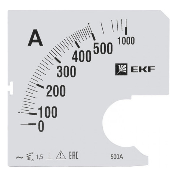 Шкала сменная для A961 500/5А-1,5 EKF PROxima