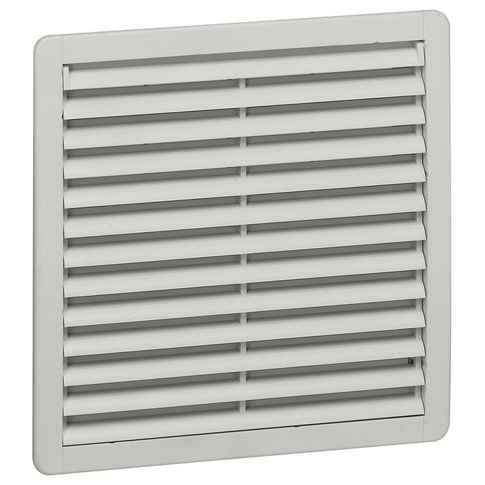 Вентилятор с пластмассовой решеткой - 240/450 м?/ч - 230 В - 50/60 Гц - RAL 7035 - 250х250 мм