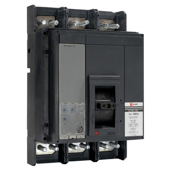 Силовой автомат EKF ВА-99C, 50кА, 3P, 800А, mccb99C-1250-800