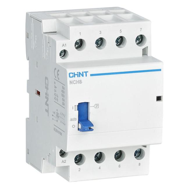 Модульный контактор Chint NCH8M 32А 230В AC, 257493 Модульный контактор Chint NCH8M 32А 230В AC, 257493