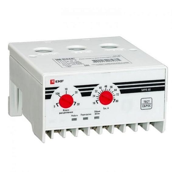 Реле защиты двигателя MPR 80А EKF PROxima Реле защиты двигателя MPR 80А EKF PROxima