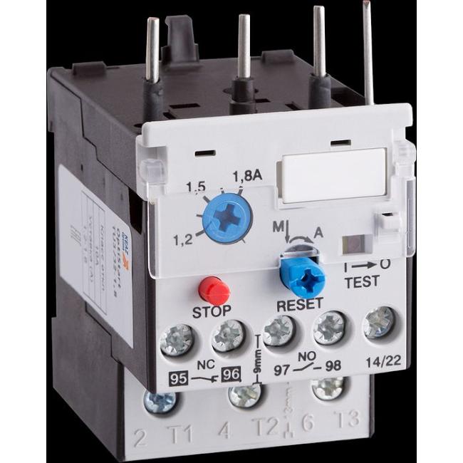 Реле перегрузки тепловое КЭАЗ OptiStart TU 4-6А, класс 10A, 117481 Реле перегрузки тепловое КЭАЗ OptiStart TU 4-6А, класс 10A, 117481