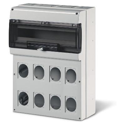 Корпус на 24 модуля и 8 постов с основанием 70х87 мм. Тип M550 (упак. 3шт) Корпус на 24 модуля и 8 постов с основанием 70х87 мм. Тип M550 (упак. 3шт)