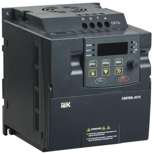 Преобразователь частоты CONTROL-A310 380В, 3Ф 3,7 kW 8,8A IEK Преобразователь частоты CONTROL-A310 380В, 3Ф 3,7 kW 8,8A IEK