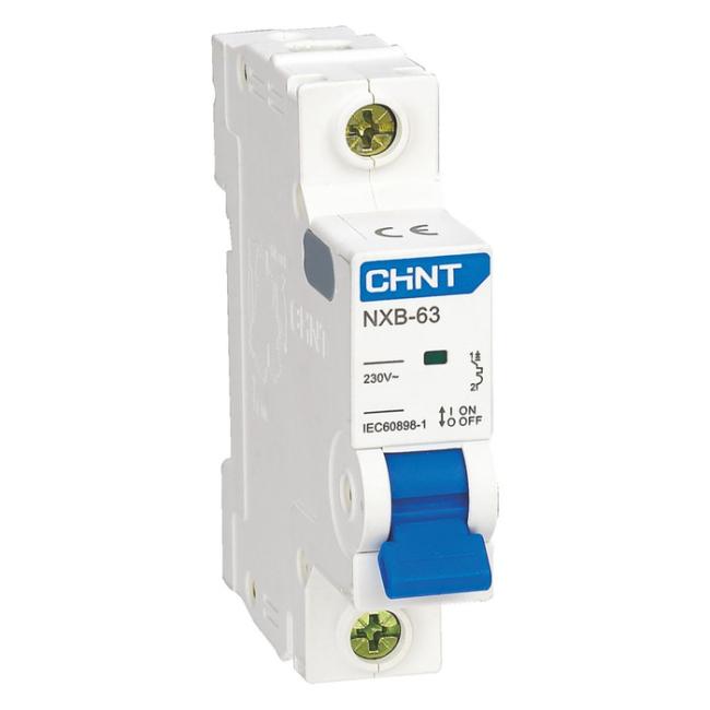 Автоматический выключатель Chint NXB-63S 1P 10А (D) 4.5кА, 296722