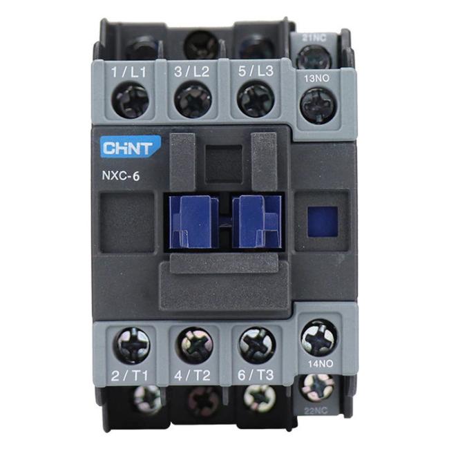 Контактор Chint NXC 3P 6А 220В AC 2.2кВт, 836696 Контактор Chint NXC 3P 6А 220В AC 2.2кВт, 836696