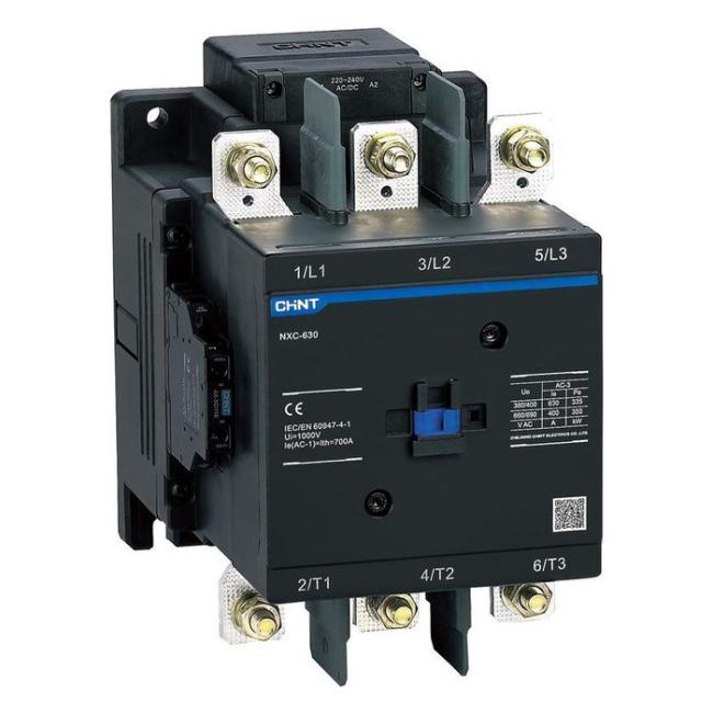 Контактор Chint NXC 3P 630А 220-240В AC/DC 335кВт, 836563 Контактор Chint NXC 3P 630А 220-240В AC/DC 335кВт, 836563